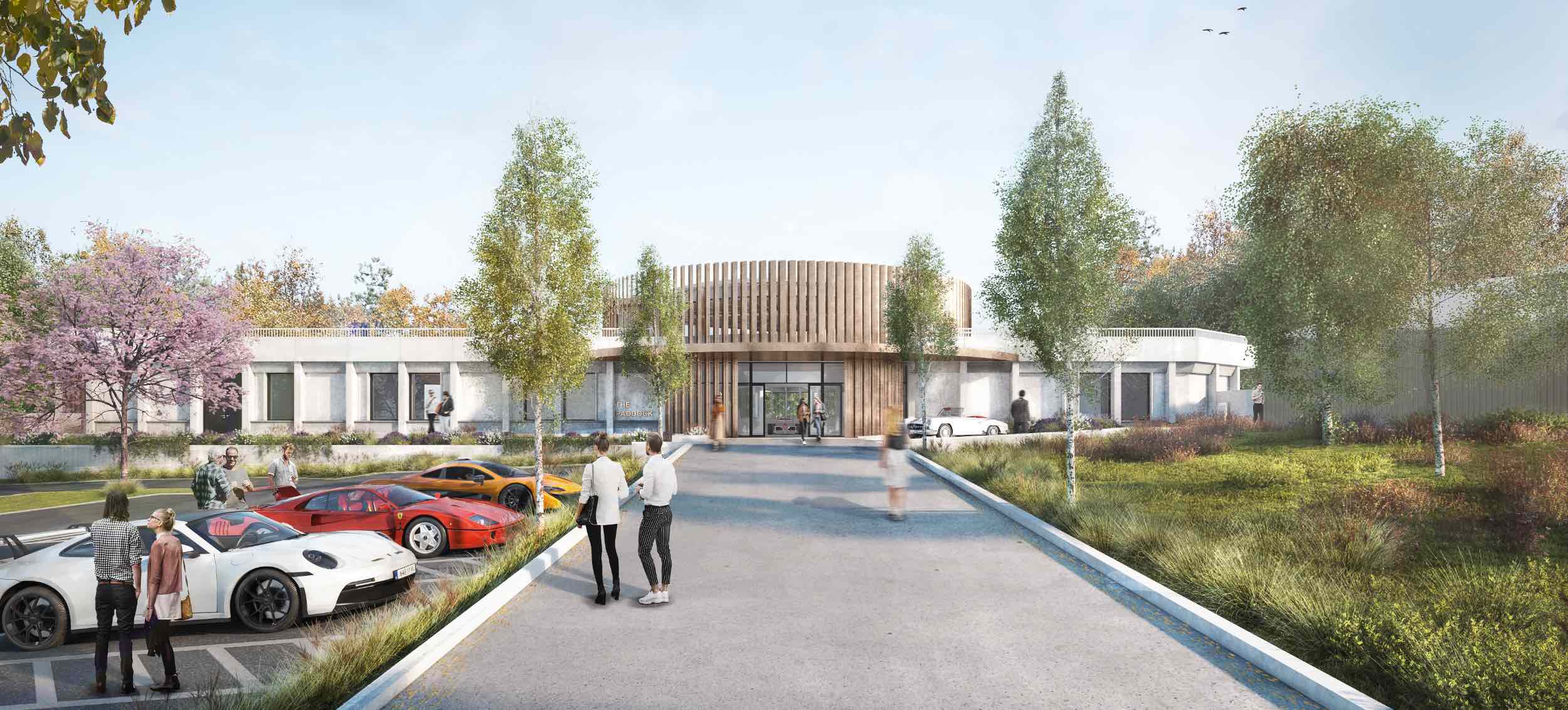 Exterior render of The Paddock at Buckmore Park