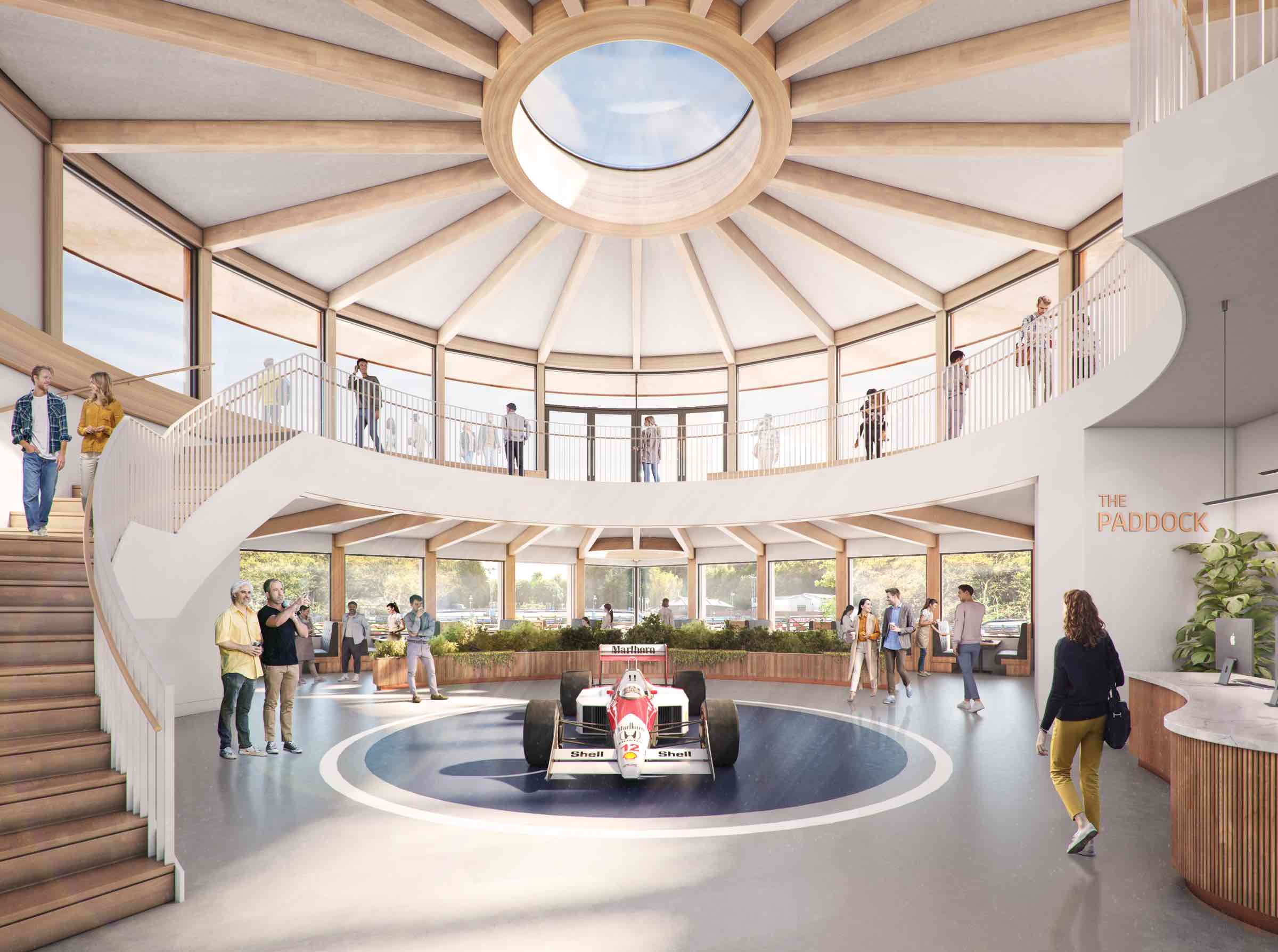 Interior render of The Paddock